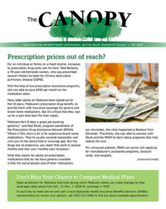 Fall 2018 Canopy Newsletter cover