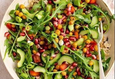 pomegranet chickpea salad1